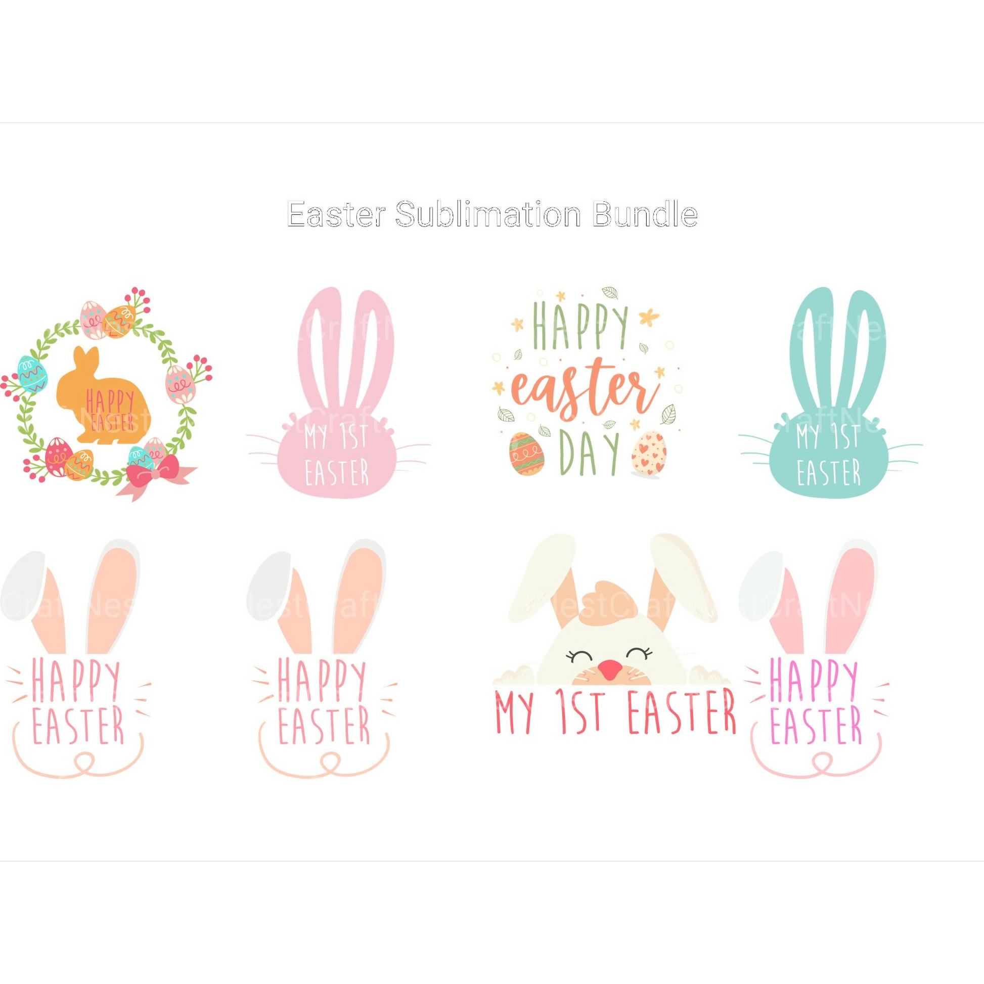 Easter SVG Bundle - CraftNest - Digital Crafting and Art