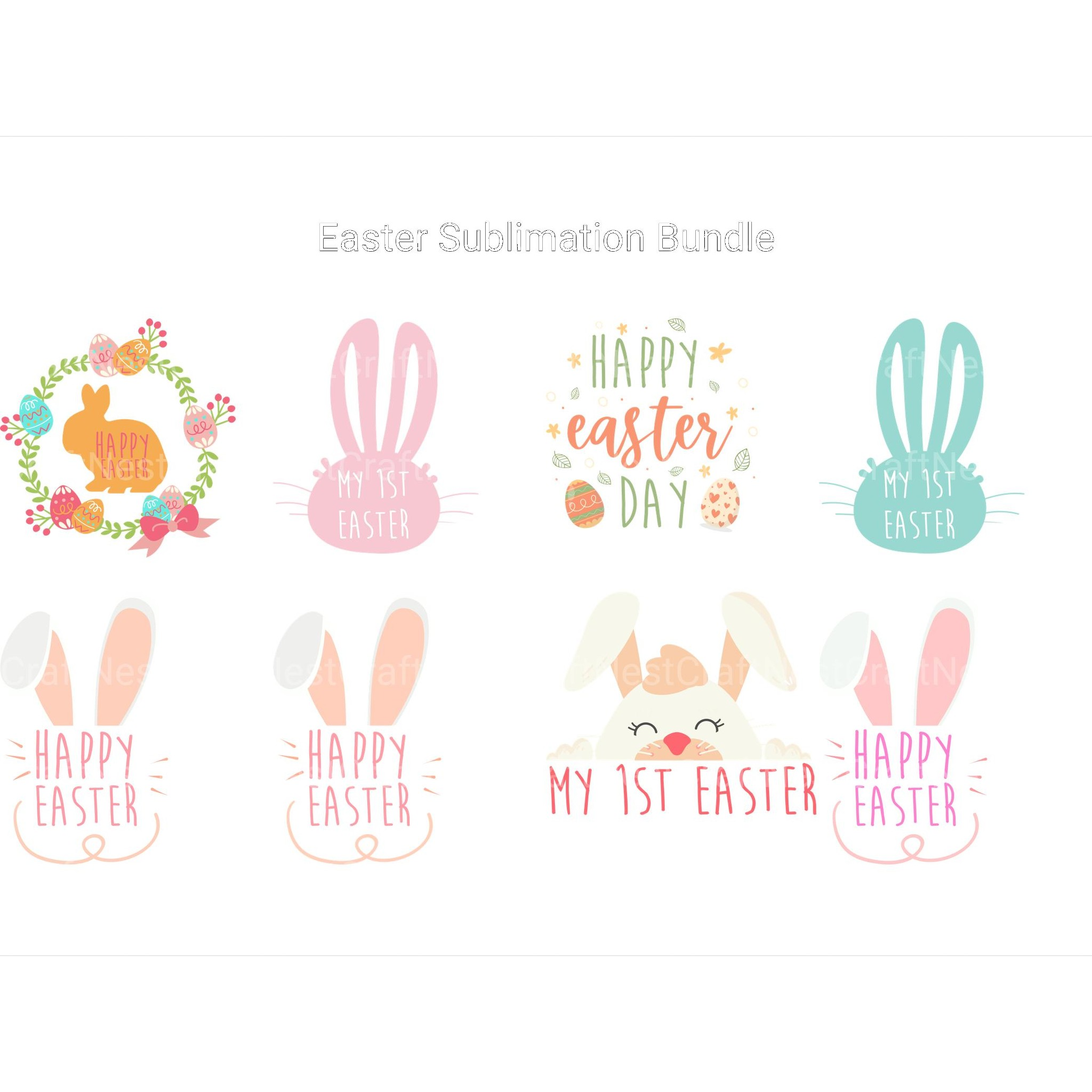 Easter SVG Bundle - CraftNest - Digital Crafting and Art