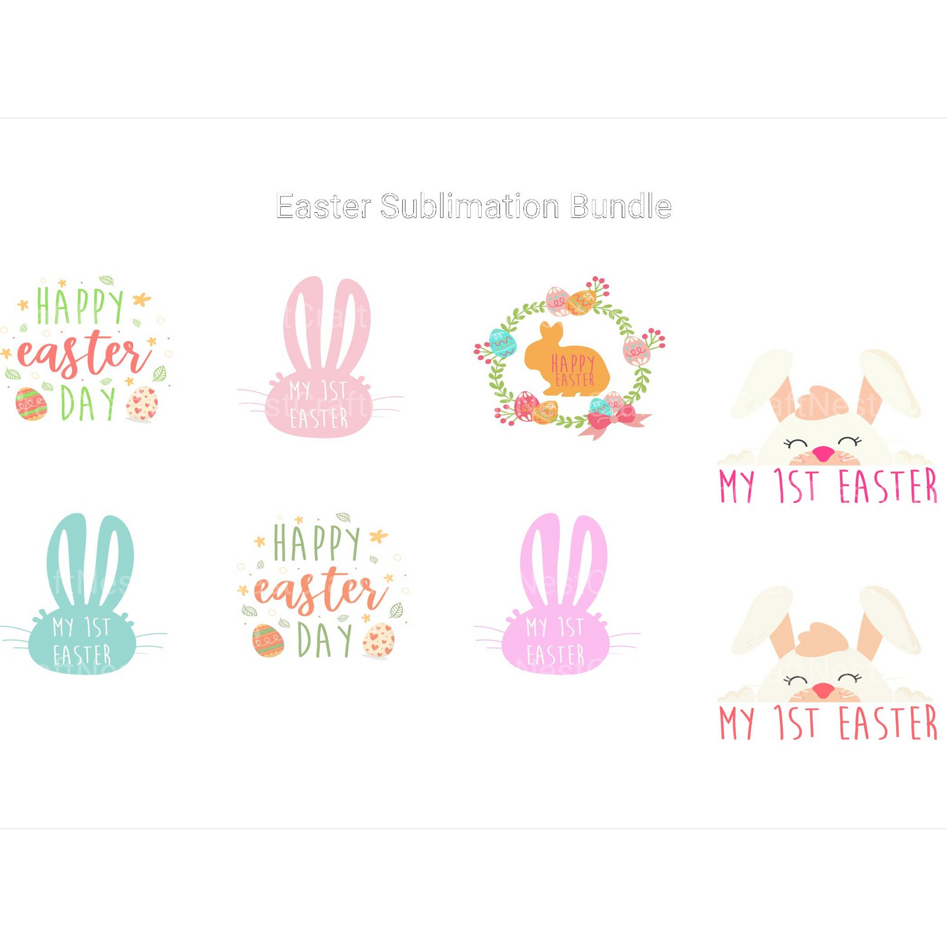 Easter SVG Bundle - CraftNest - Digital Crafting and Art