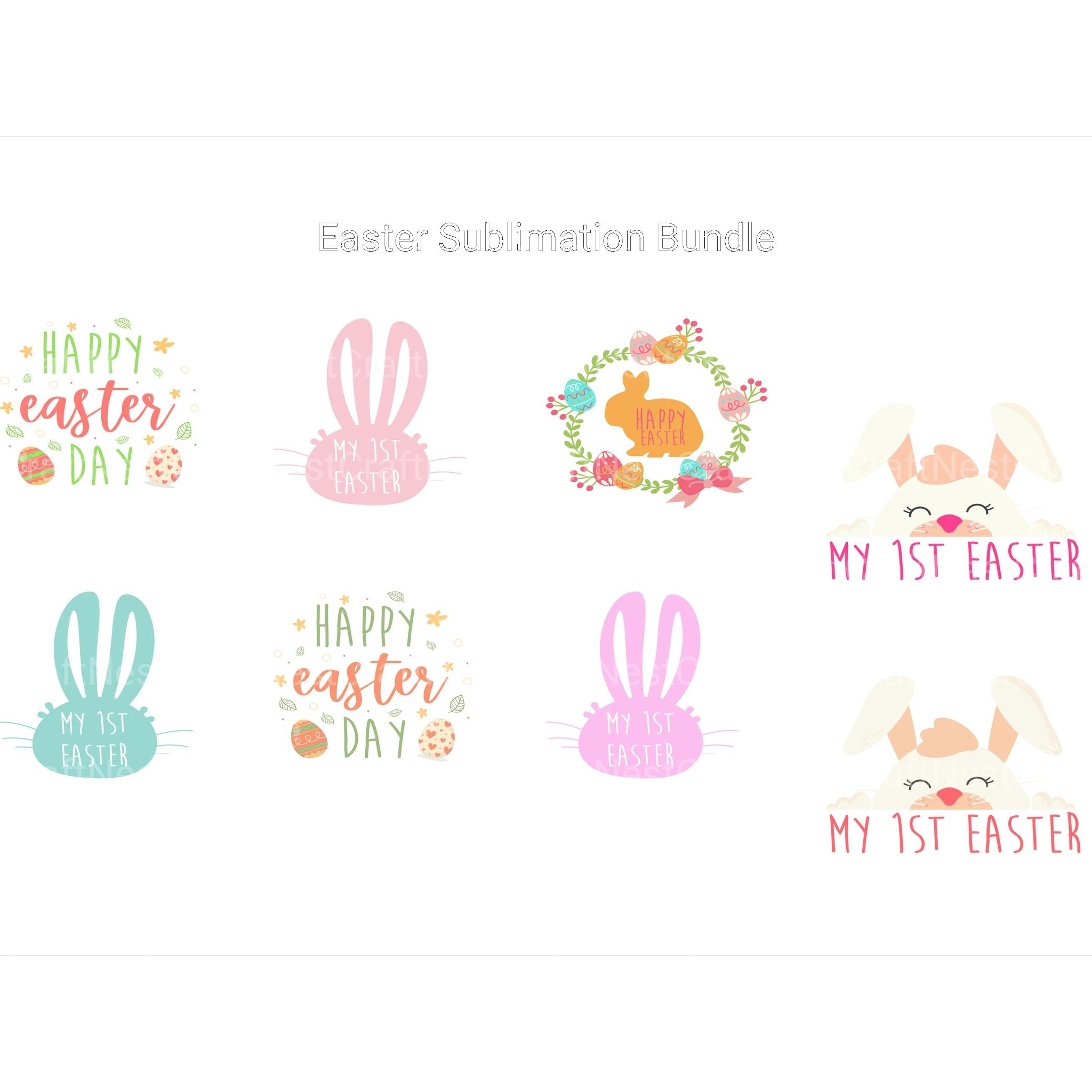Easter SVG Bundle - CraftNest - Digital Crafting and Art