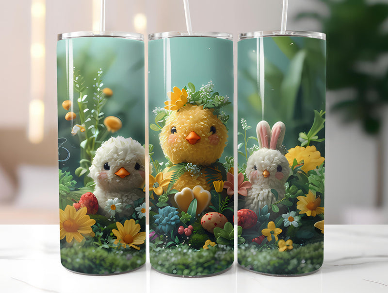 Easter on Farm 2 Tumbler Wrap - CraftNest