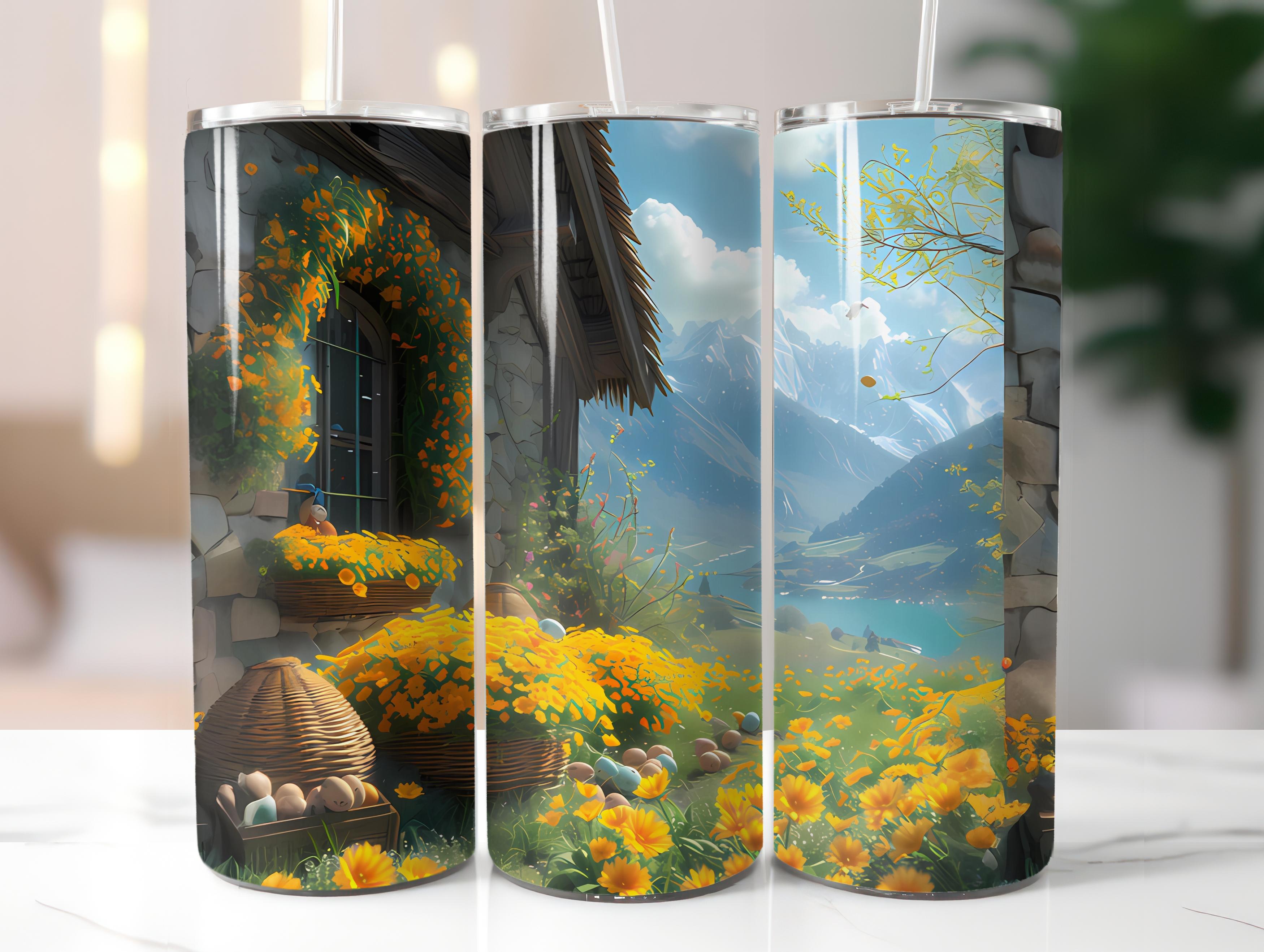 Easter on Farm 3 Tumbler Wrap - CraftNest