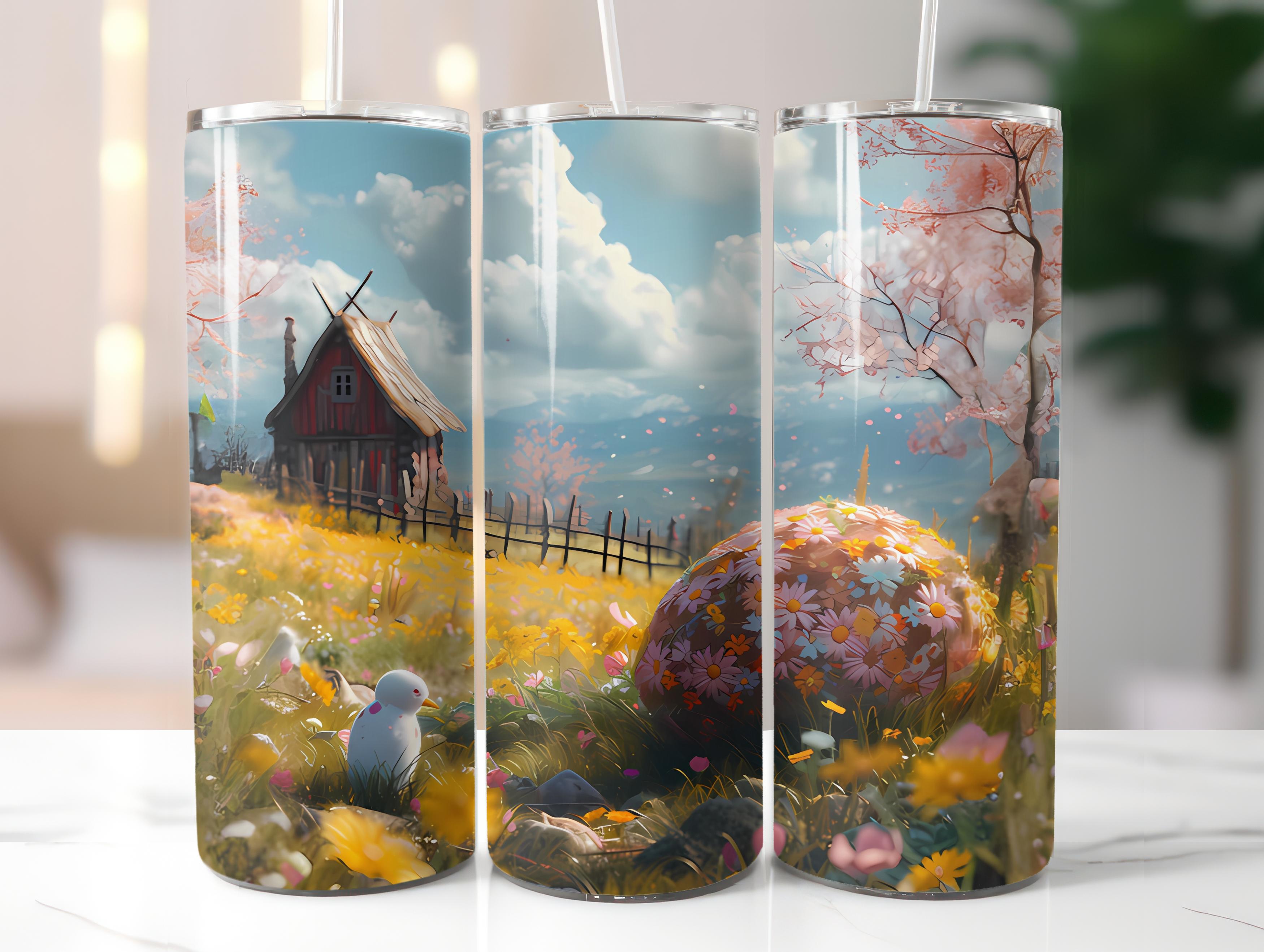 Easter on Farm 3 Tumbler Wrap - CraftNest