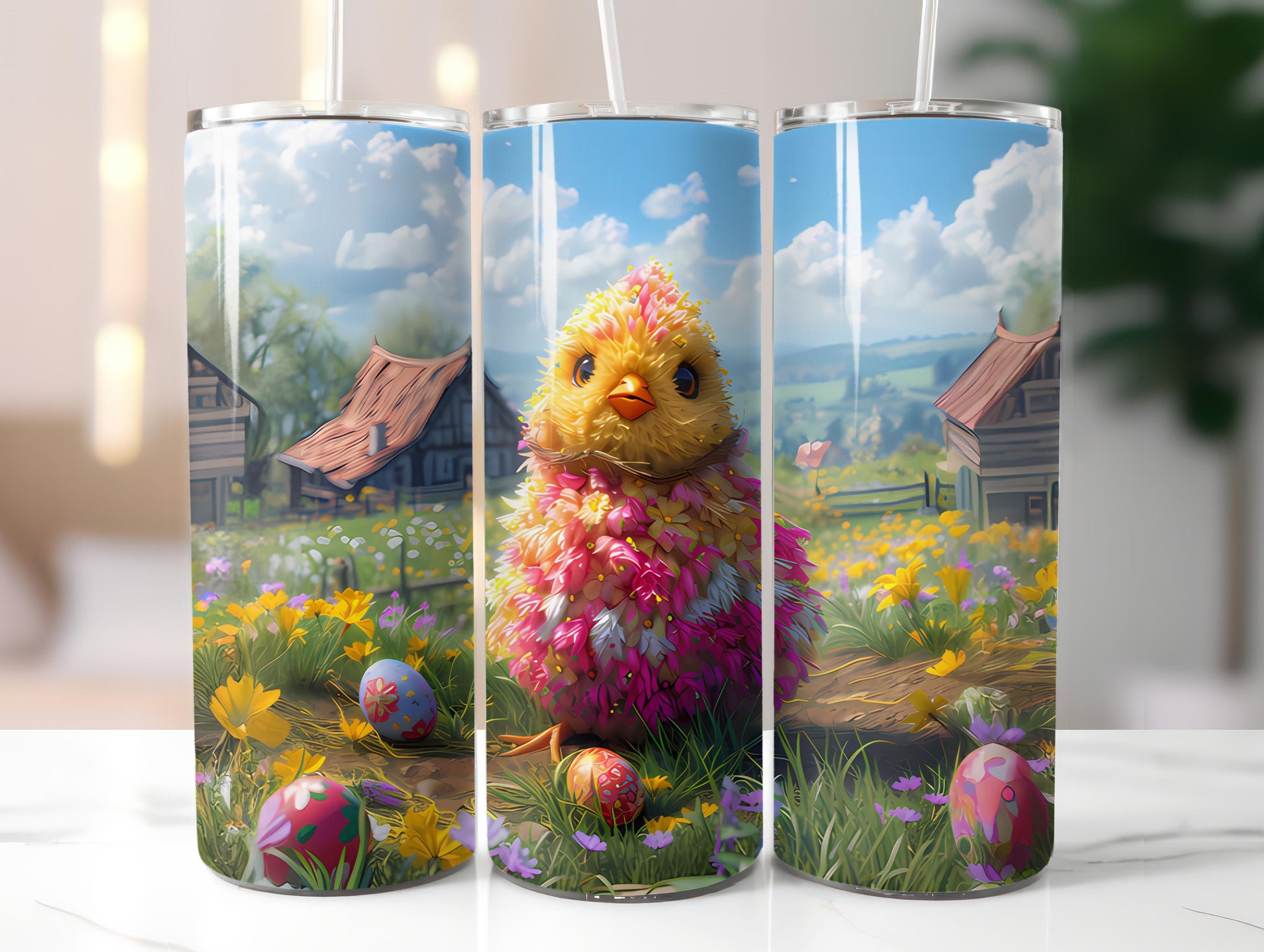 Easter on Farm 2 Tumbler Wrap - CraftNest