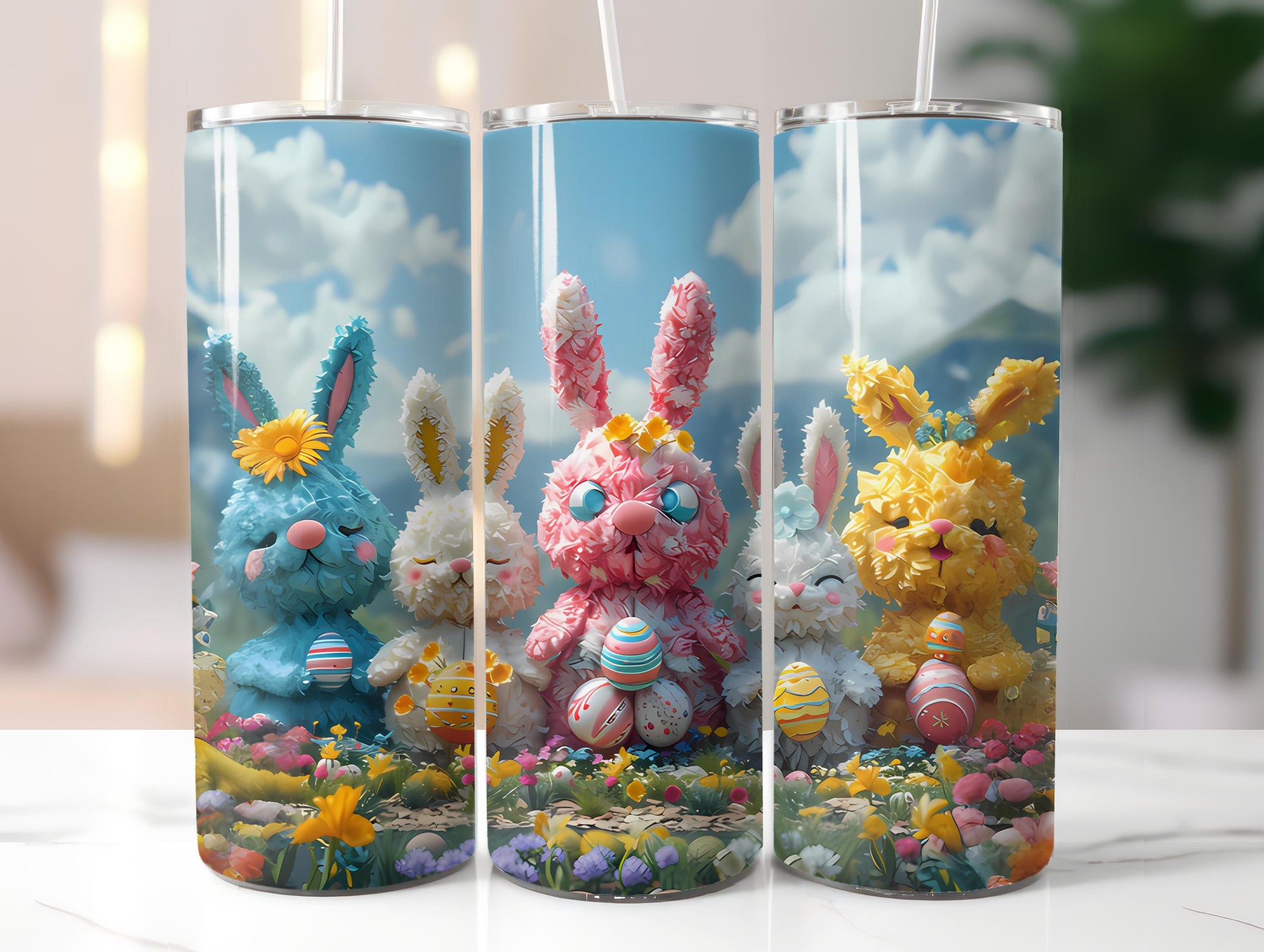 Easter on Farm 3 Tumbler Wrap - CraftNest