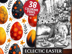 Eclectic Easter Coloring Books - CraftNest