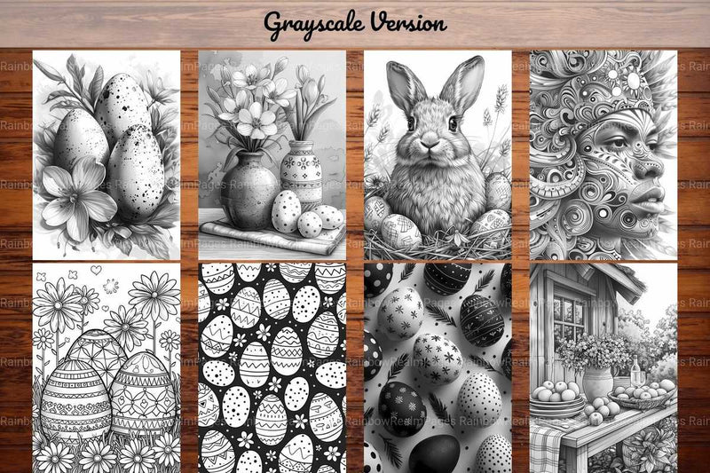 Eclectic Easter Coloring Books - CraftNest