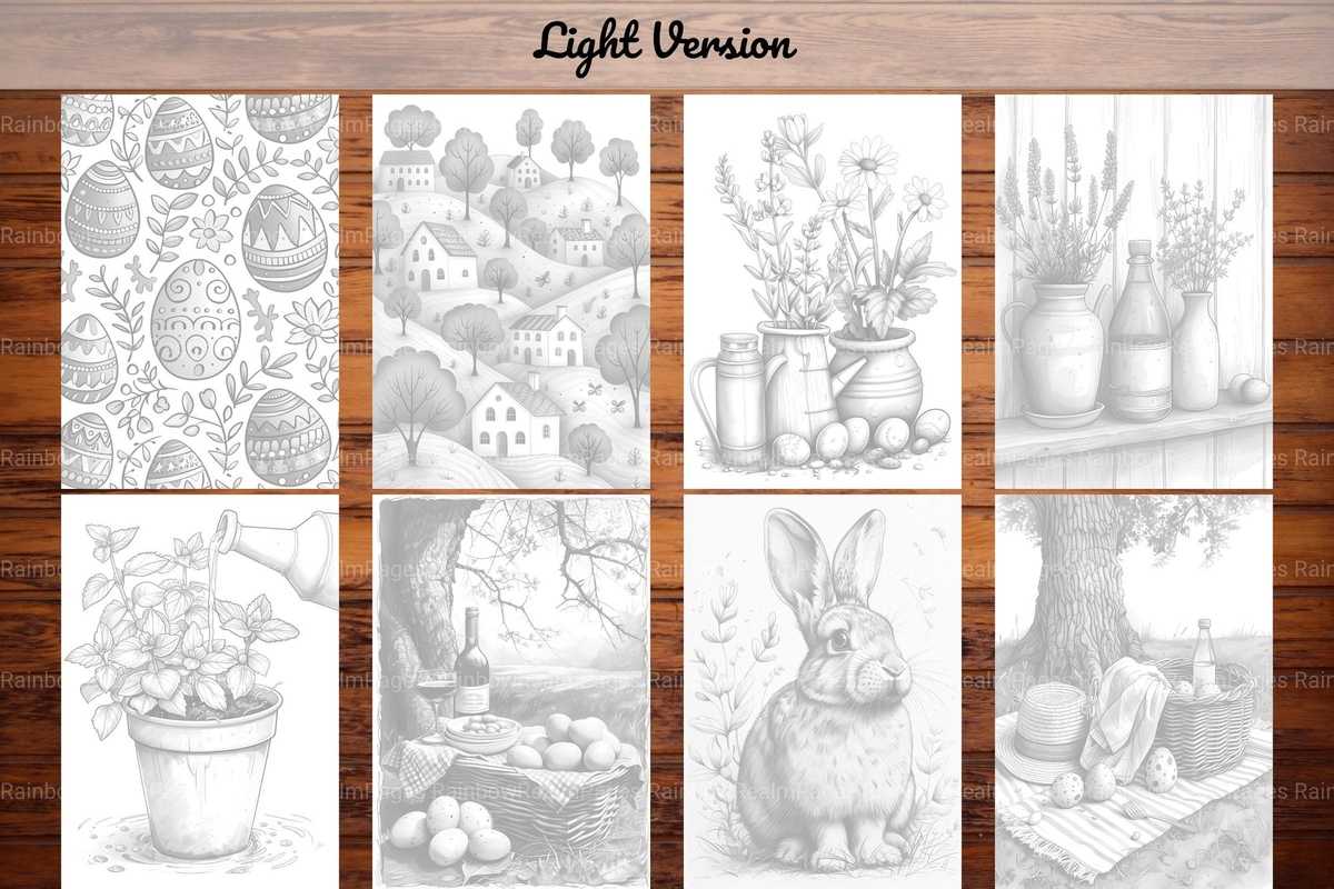 Nature Easter Coloring Books - CraftNest