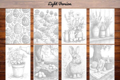 Nature Easter Coloring Books - CraftNest