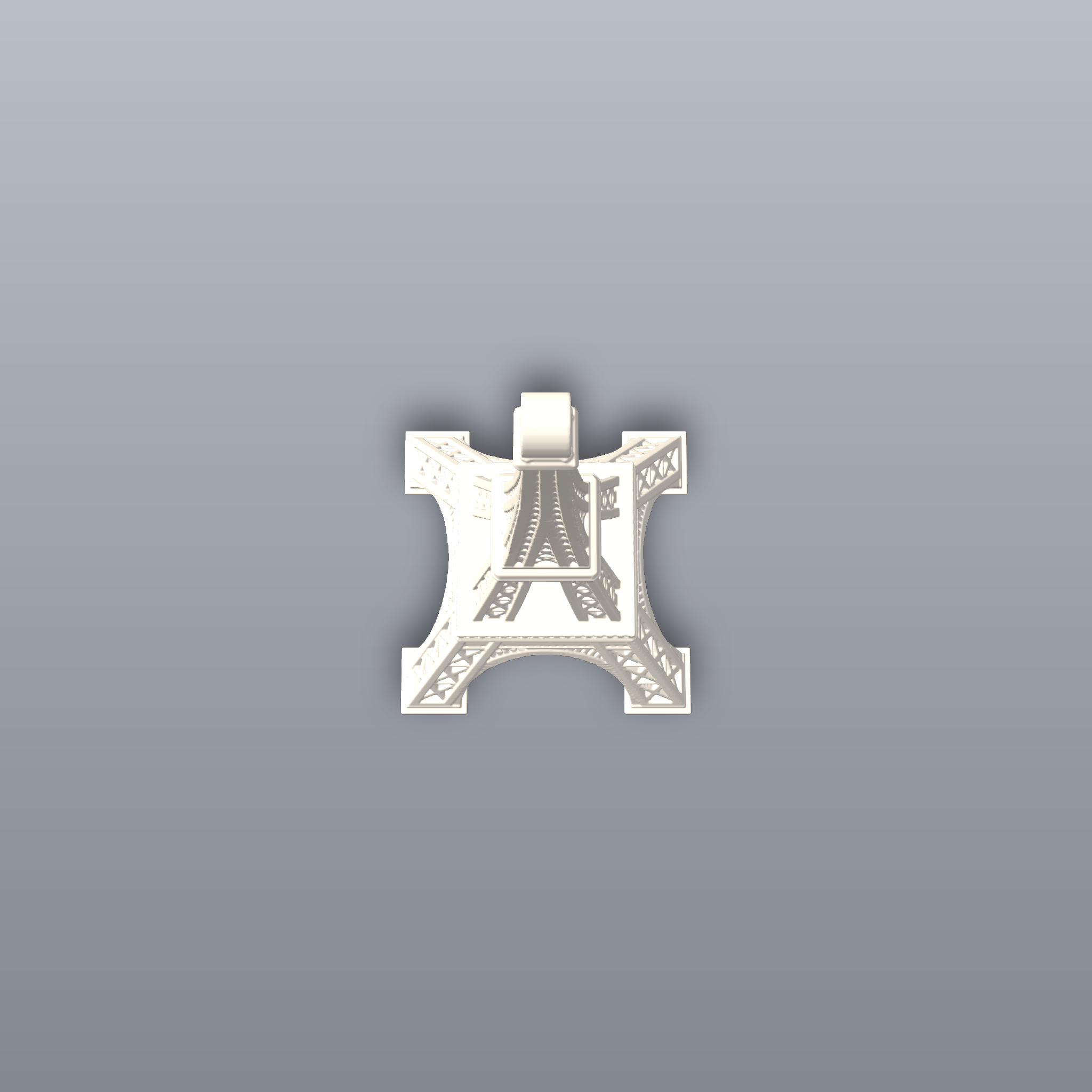 Eiffel Tower 3D Print STL File