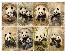 Baby Panda Junk Journal Pages - CraftNest