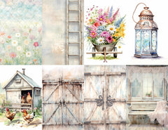 Farmhouse Chic Junk Journal Pages - CraftNest