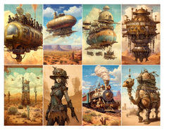 Steampunk Desert World Junk Journal Pages - CraftNest