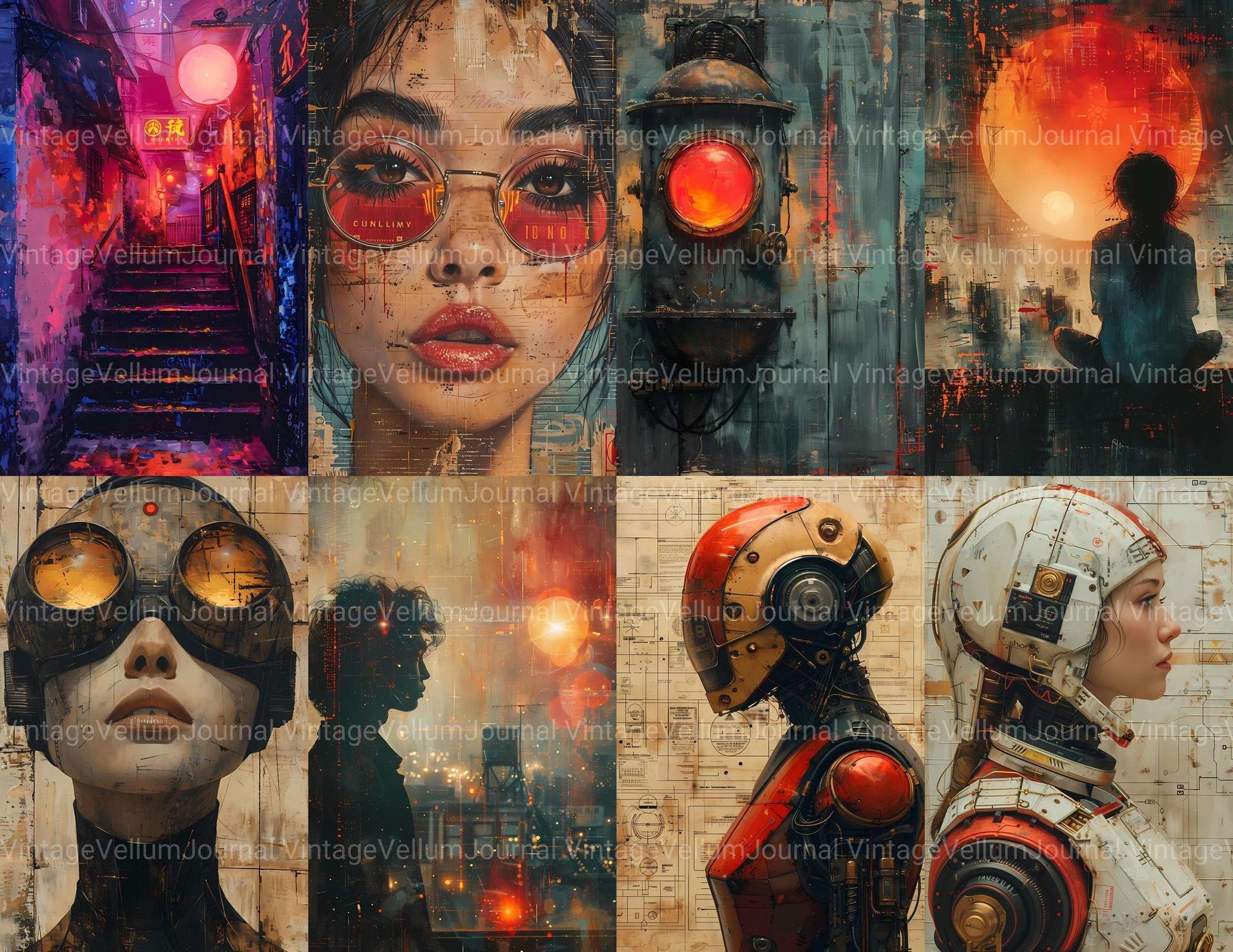 Cyberpunk Back To School - CraftNest - Digital Crafting and Art