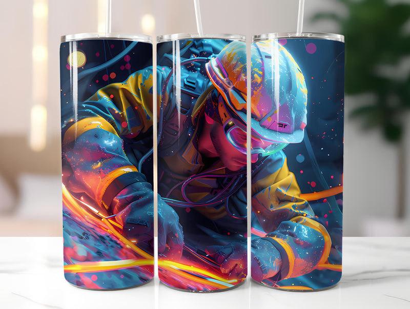 Electrician Profession 3 Tumbler Wrap - CraftNest - Digital Crafting and Art