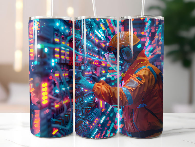 Electrician Profession 6 Tumbler Wrap - CraftNest - Digital Crafting and Art