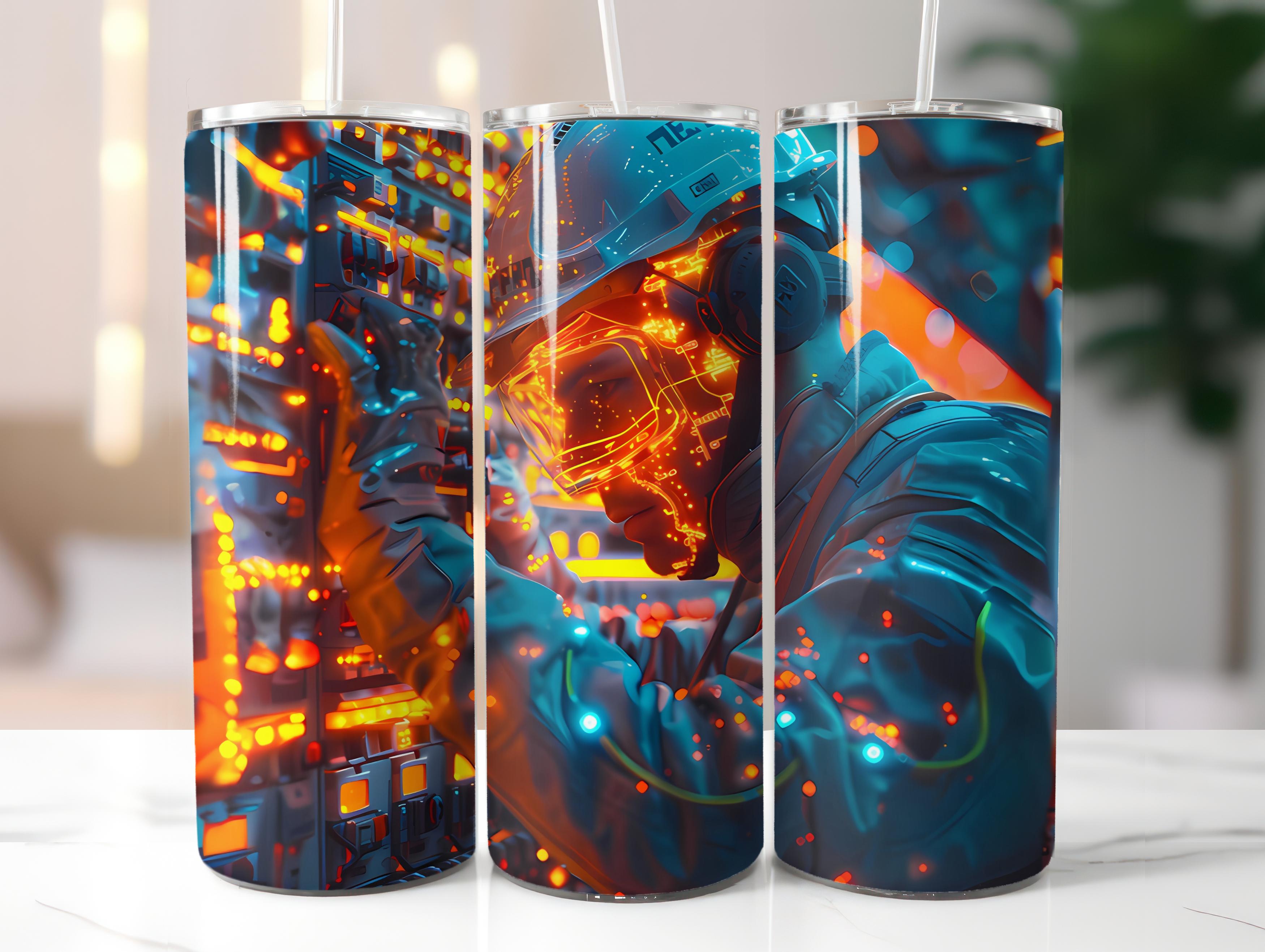 Electrician Profession 5 Tumbler Wrap - CraftNest - Digital Crafting and Art