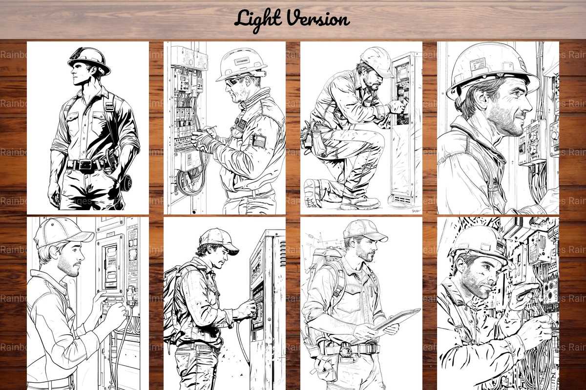 Electrician Coloring Books - CraftNest - Digital Crafting and Art