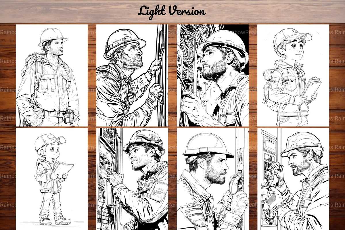 Electrician Coloring Books - CraftNest - Digital Crafting and Art