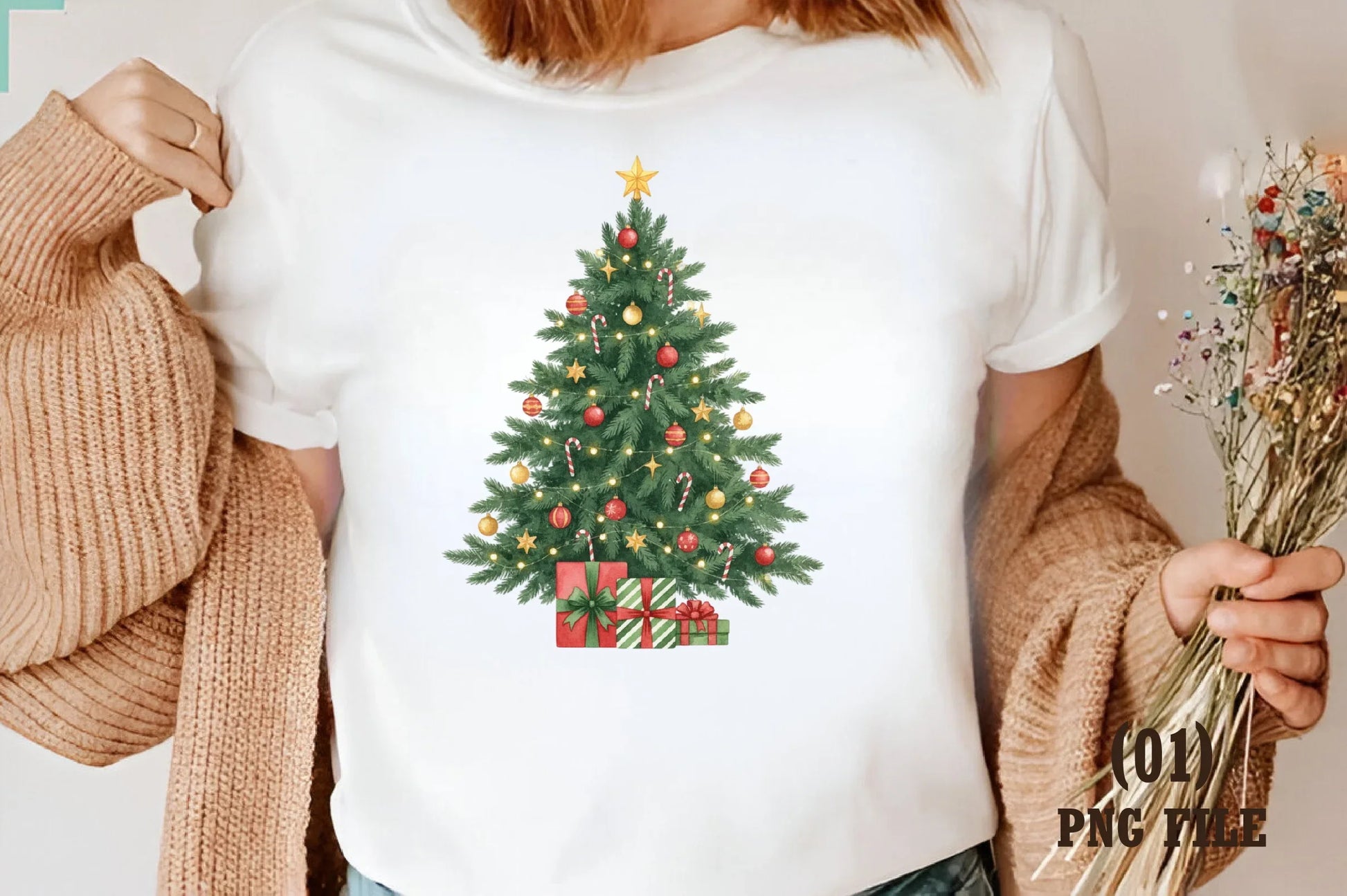 Elegant Christmas Tree Clipart Bundle - CraftNest - Digital Crafting and Art