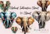 Adorable Elephant Clipart Bundle