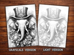 Elephants Coloring Books - CraftNest