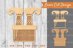 Elf Feet Laser Cut Decoration Clipart Bundle - CraftNest - Digital Crafting and Art