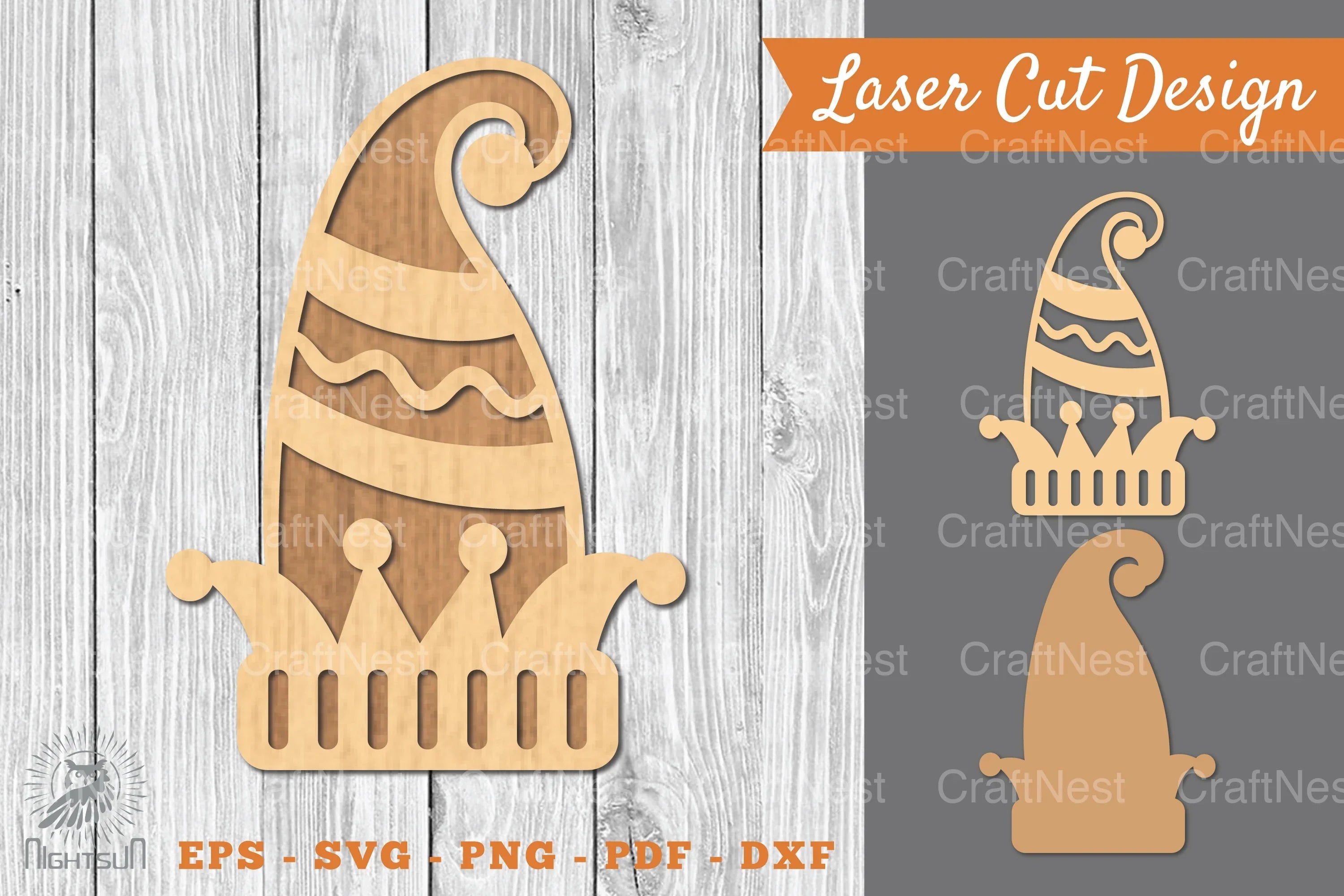 Elf Hat Laser Cut Decoration Clipart Bundle - CraftNest - Digital Crafting and Art