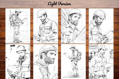 Engineer Coloring Books - CraftNest - Digital Crafting and Art