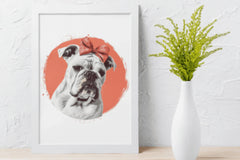 Vintage English Bulldog Art Print Bundle - CraftNest - Digital Crafting and Art