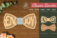 Laser Cut Bowtie SVG Bundle - CraftNest - Digital Crafting and Art