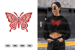 Ethnic Butterfly Clipart Bundle - CraftNest - Digital Crafting and Art
