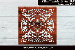 Ethnic Mandala Wooden Wall Decor Laser Cut Clipart Bundle - CraftNest - Digital Crafting and Art