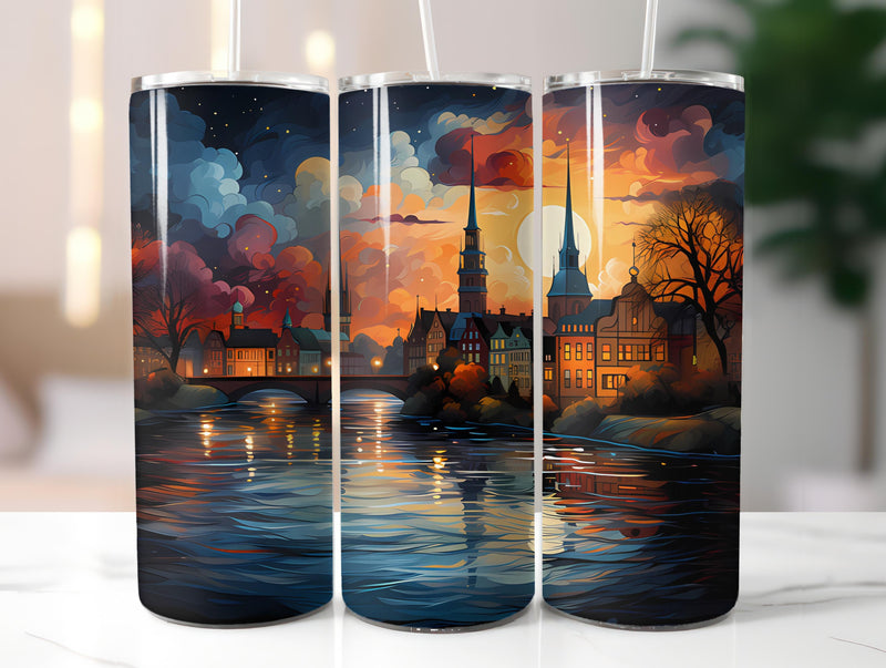 Europe Historic 1 Tumbler Wrap - CraftNest