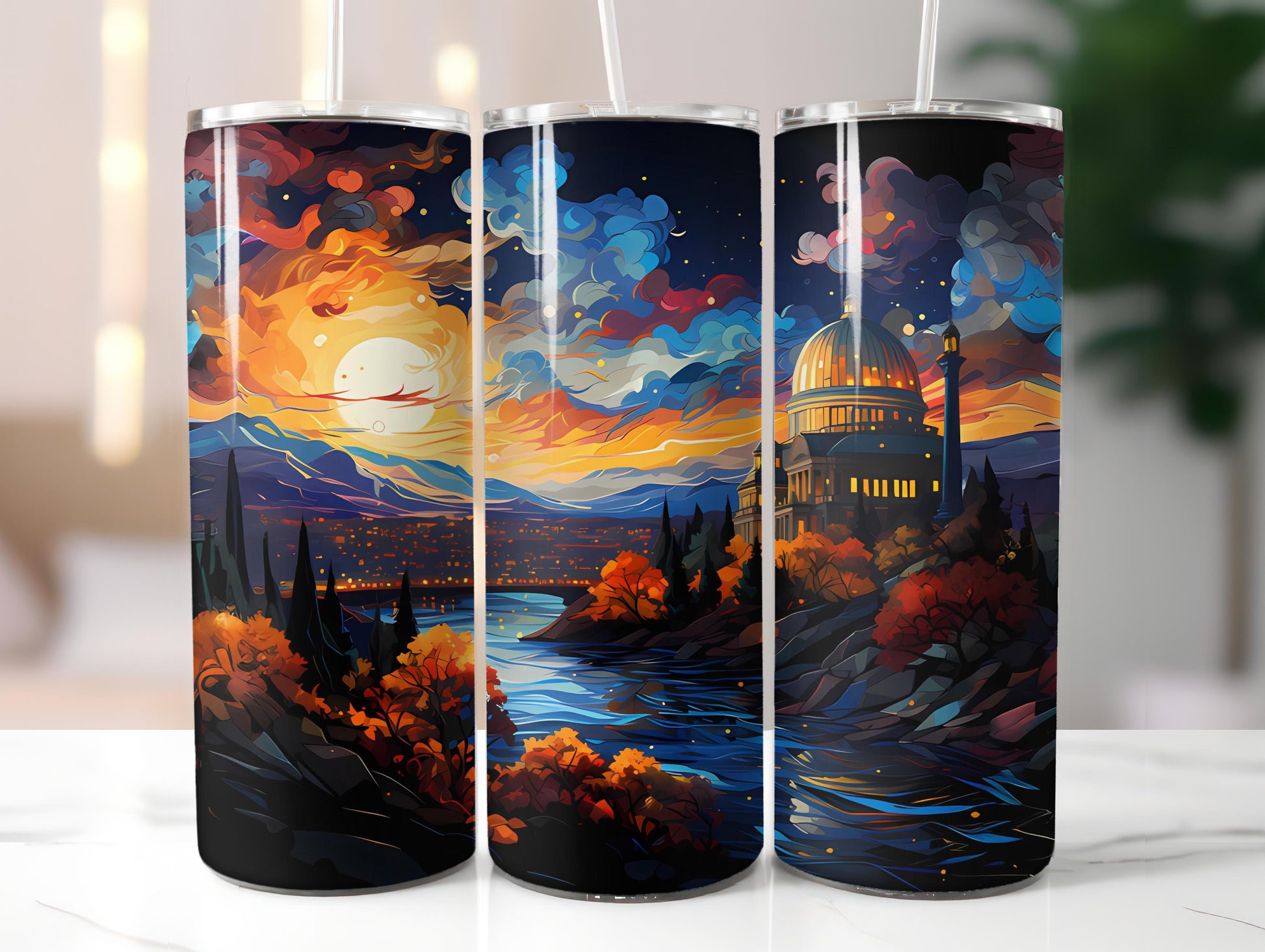 Europe Historic 1 Tumbler Wrap - CraftNest