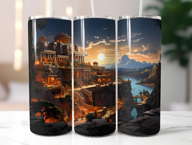 Europe Historic 1 Tumbler Wrap - CraftNest