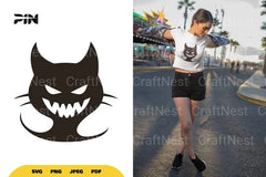 Evil Cat Halloween SVG Bundle - CraftNest - Digital Crafting and Art
