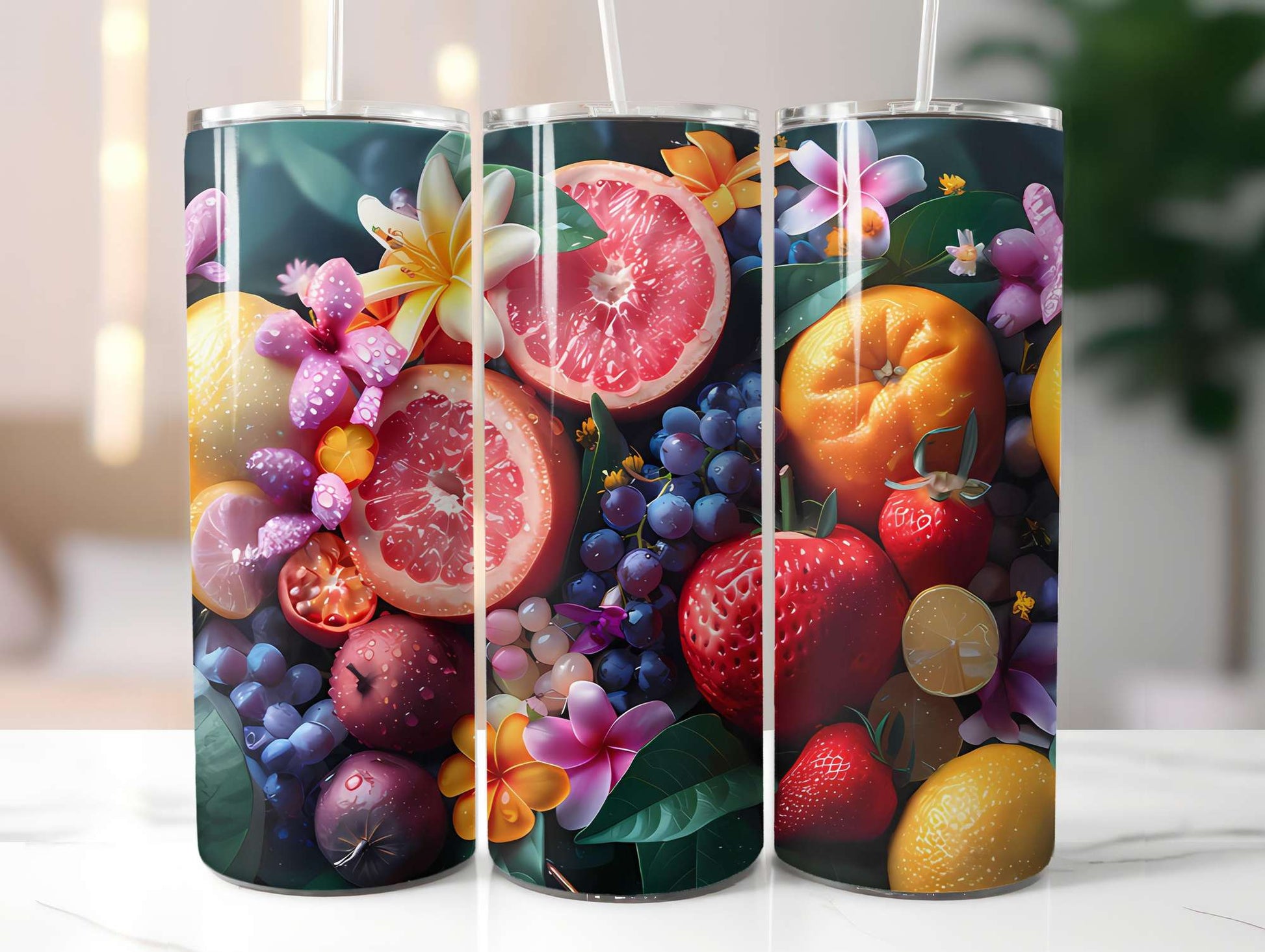 Exotic Fruit 2 Tumbler Wrap - CraftNest - Digital Crafting and Art