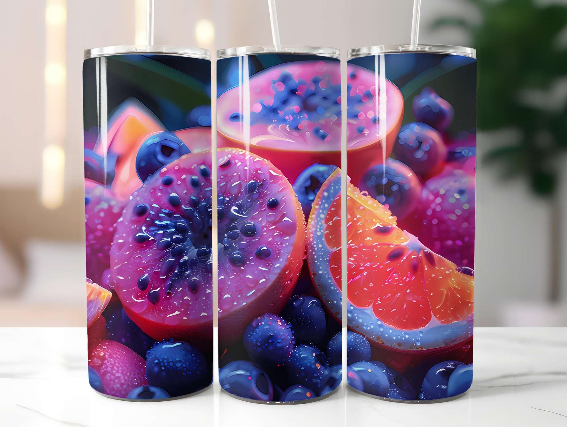 Exotic Fruit 2 Tumbler Wrap - CraftNest - Digital Crafting and Art