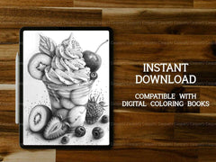 Exotic Fruit Coloring Books - CraftNest - Digital Crafting and Art