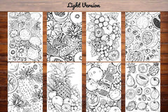 Exotic Fruit Coloring Books - CraftNest - Digital Crafting and Art