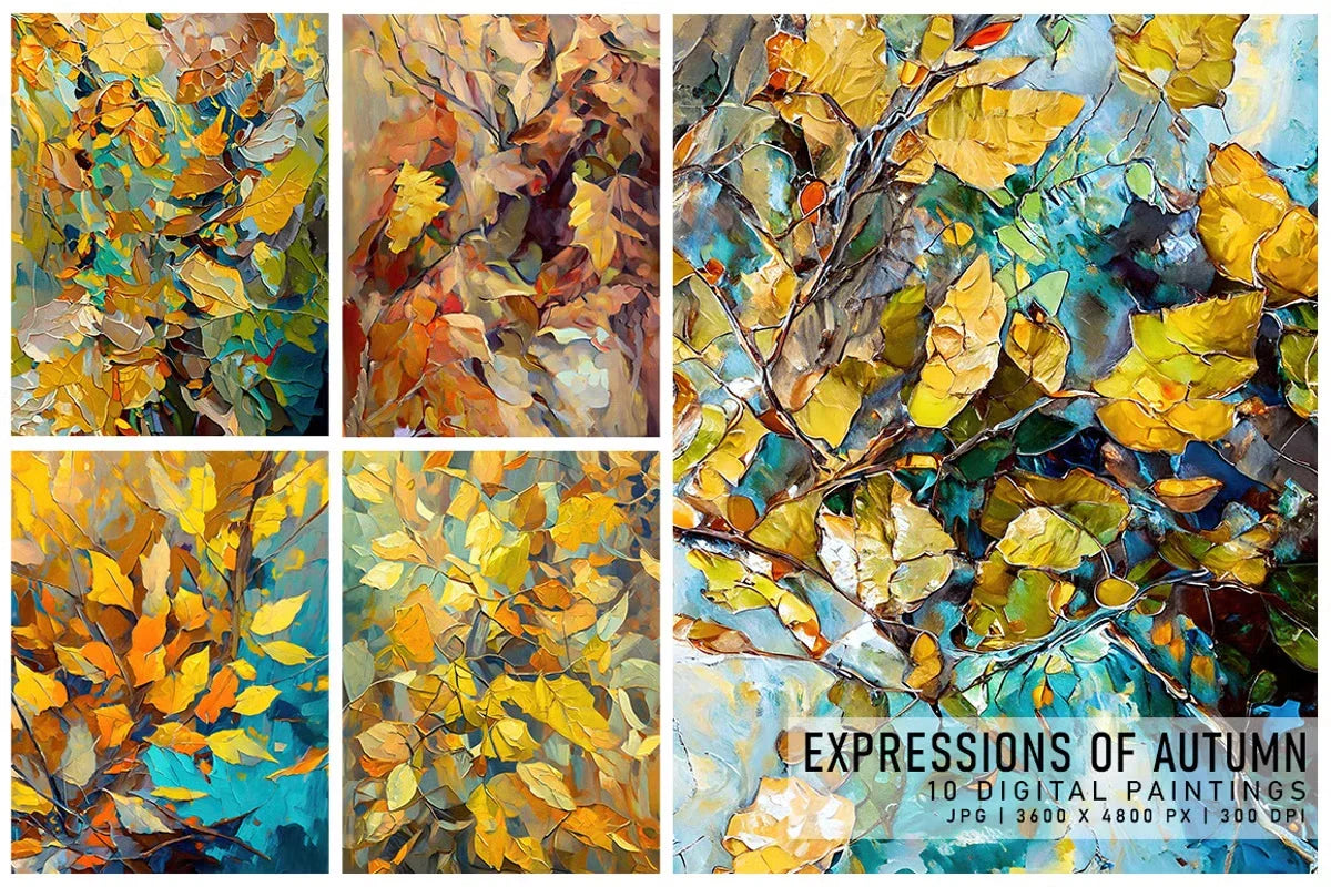 Expressions of Autumn - CraftNest - Digital Crafting and Art