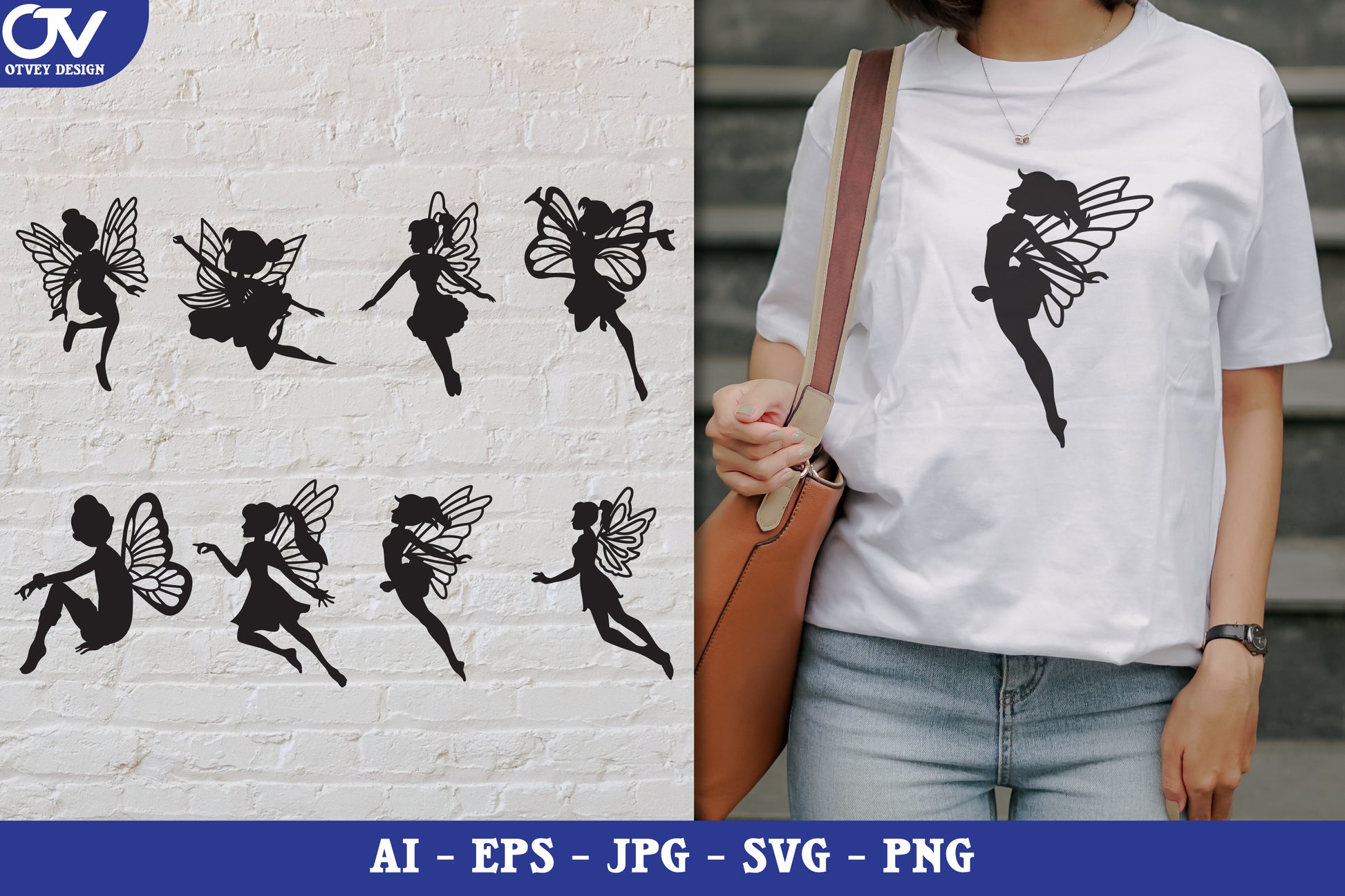 Fairy Silhouette SVG Bundle Collection - CraftNest - Digital Crafting and Art