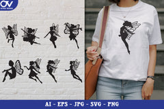 Fairy Silhouette SVG Bundle Collection - CraftNest - Digital Crafting and Art