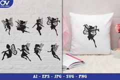 Fairy Silhouette SVG Bundle Collection - CraftNest - Digital Crafting and Art