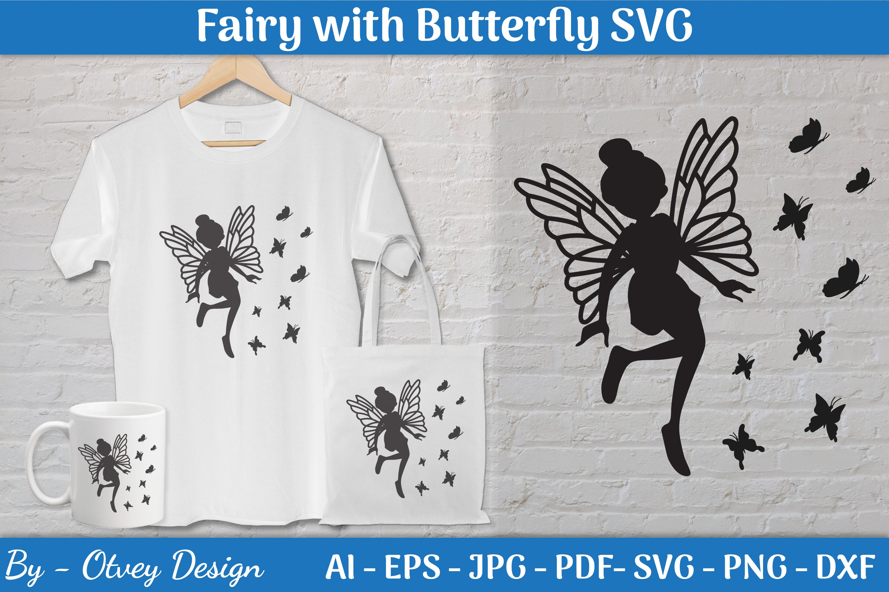 Fairy with Butterfly SVG Bundle