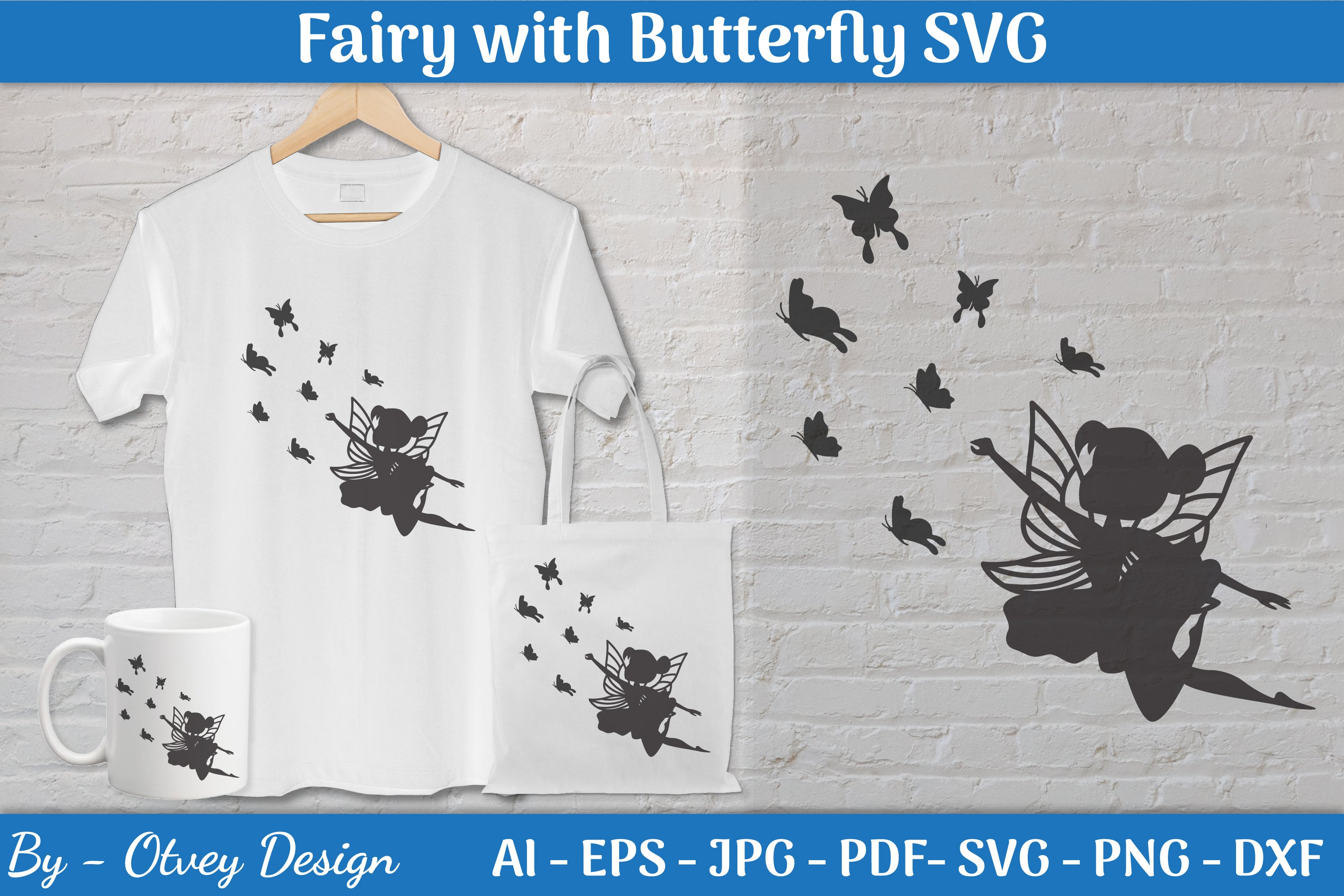 Fairy with Butterfly SVG Bundle