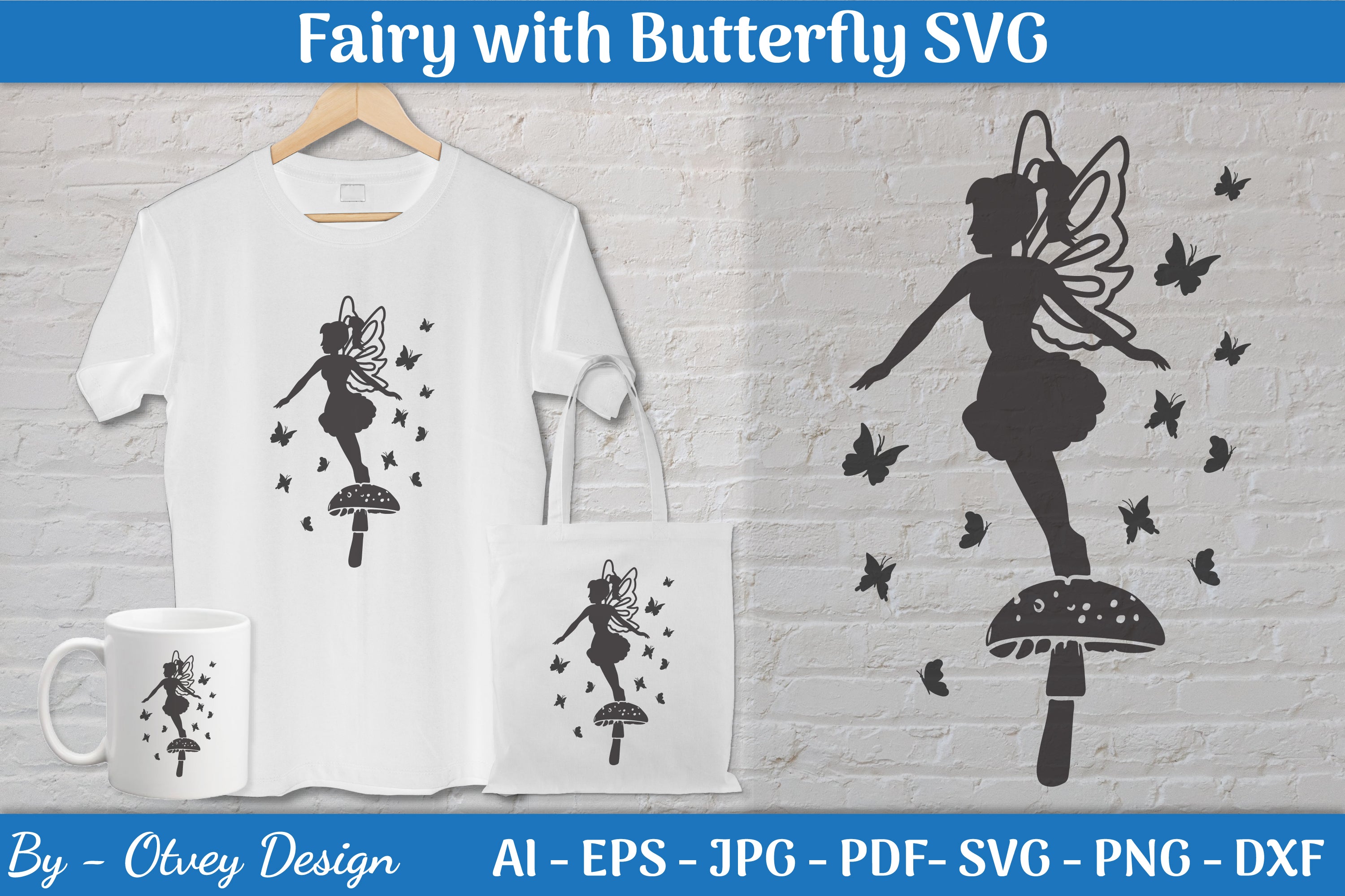 Fairy with Butterfly SVG Bundle
