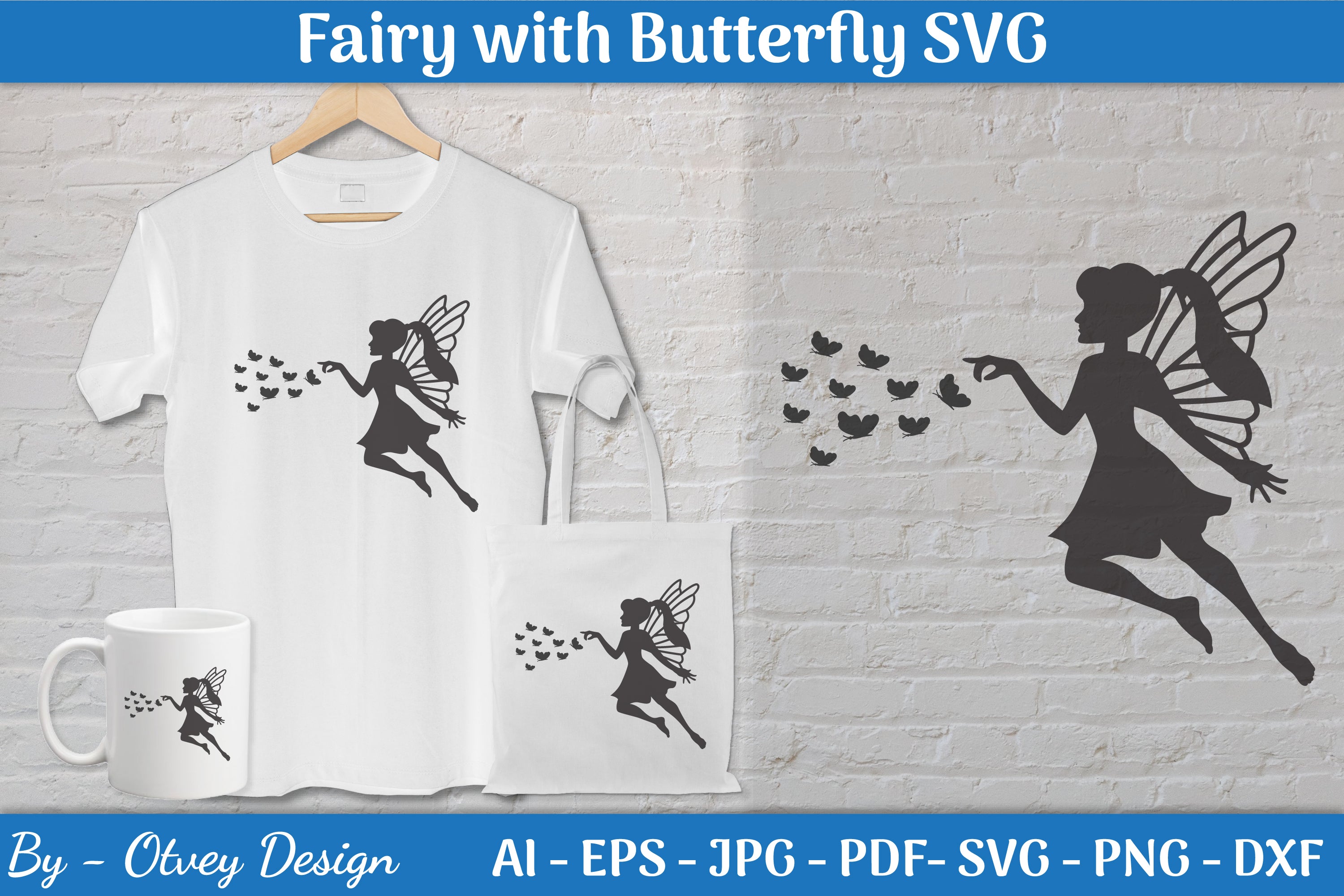 Fairy with Butterfly SVG Bundle
