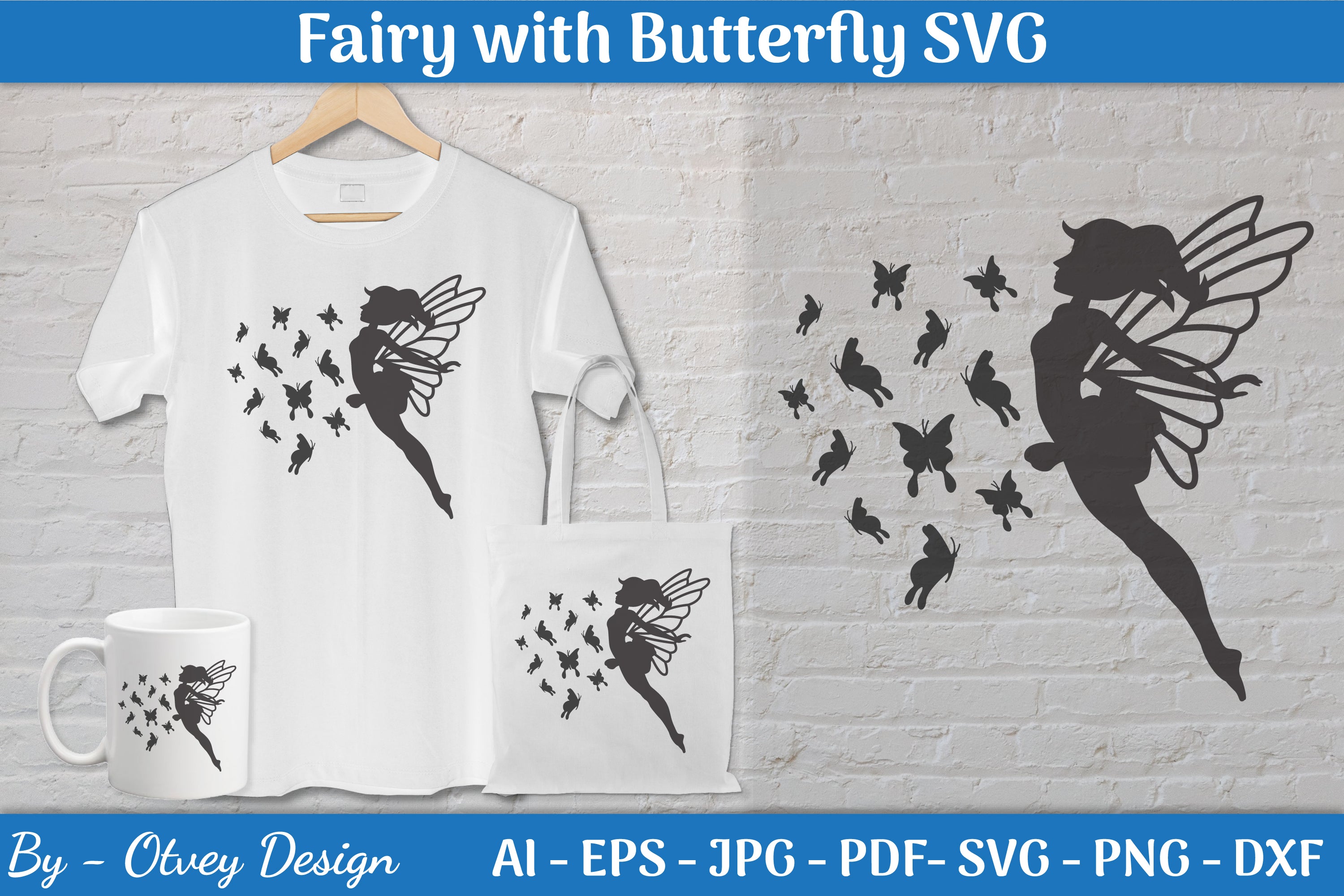 Fairy with Butterfly SVG Bundle
